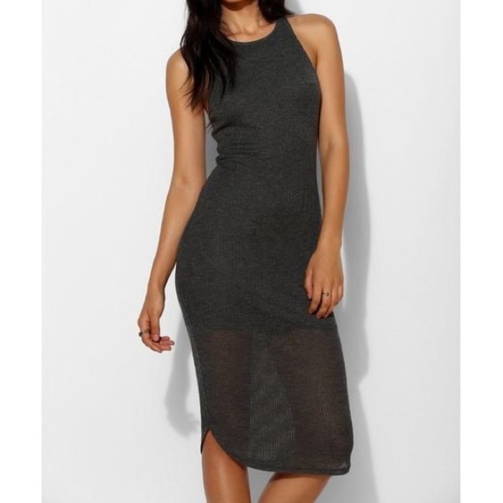 Sparkle & Fade Ribbed Midi Dress M